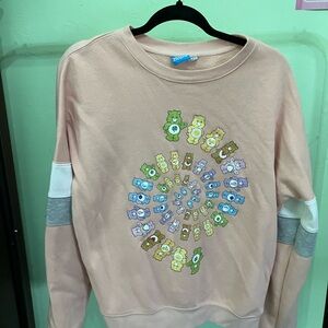 Pastel Pink Graphic Sweater